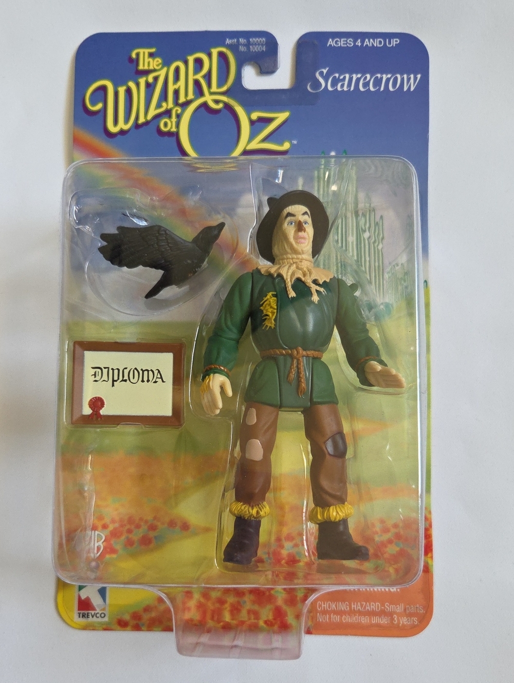 The Wizard of Oz Scarecrow Action Figure From Trevco 1998 Sealed Box